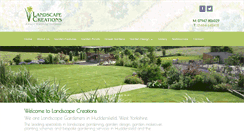 Desktop Screenshot of landscapecreations.co.uk