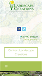 Mobile Screenshot of landscapecreations.co.uk